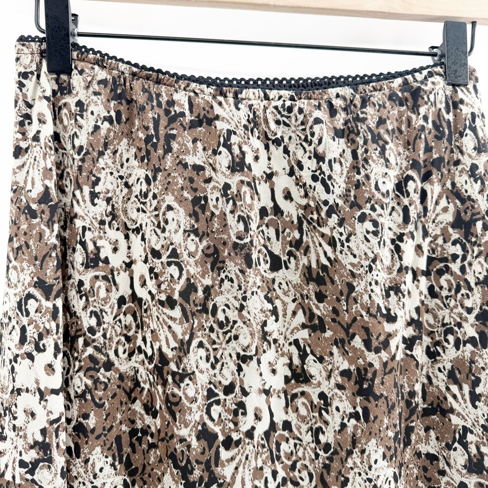 Vintage Y2K Fairy Grunge‎ Maxi Skirt in Brown Cream Size 12P - Picture 3 of 9